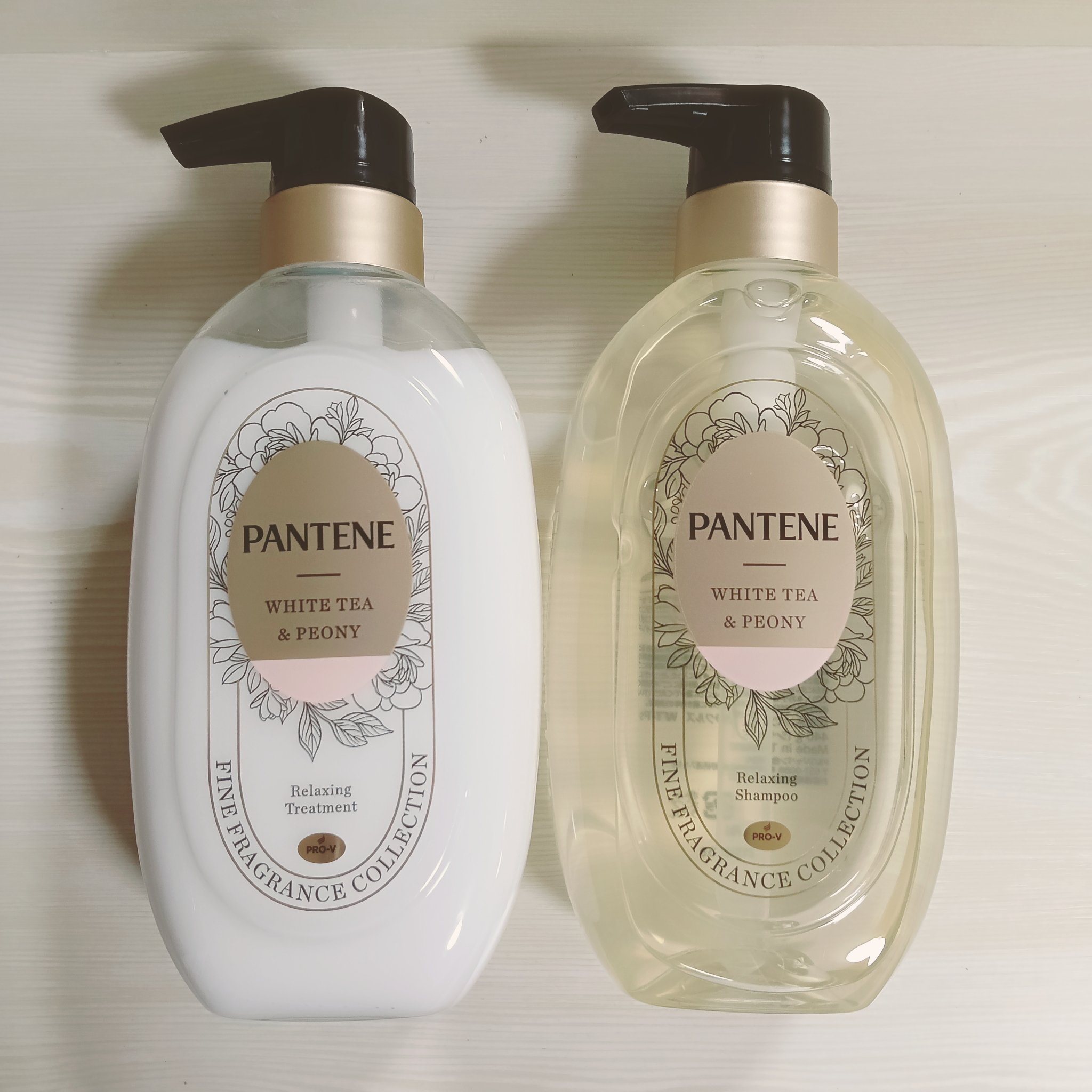 ファインフレグランスコレクション ホワイトティー＆ピオニーの香り リラクシングシャンプー/トリートメント/パンテーン/市販シャンプーを使ったクチコミ（1枚目）