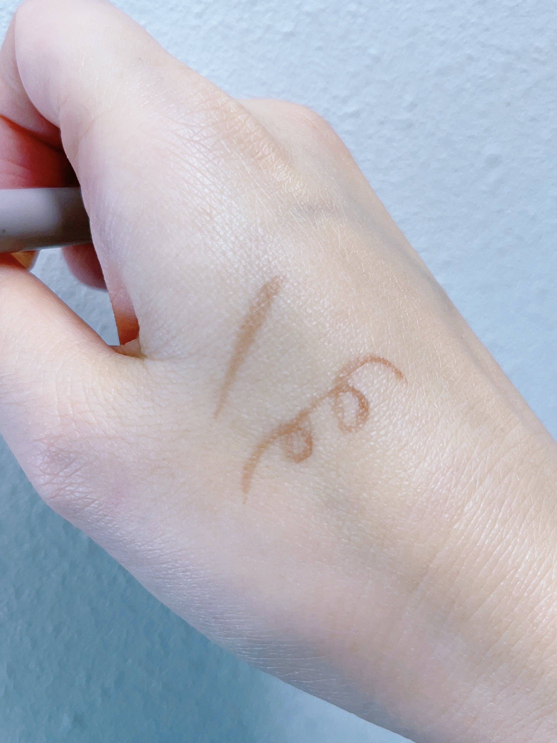 くれ竹 お化粧ふでぺん 眉毛用 毛筆極細/くれ竹 /リキッドアイブロウを使ったクチコミ（3枚目）