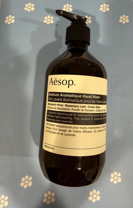 アンドラム アロマティック ハンドウォッシュ/Aesop/ハンドソープを使ったクチコミ(1枚目)