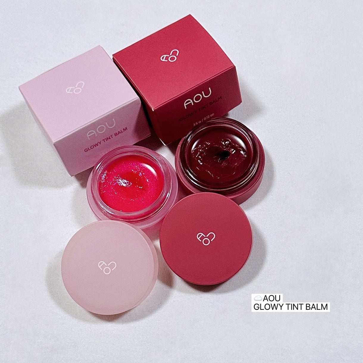 GLOWY TINT BALM/AOU/リップグロスを使ったクチコミ(4枚目)