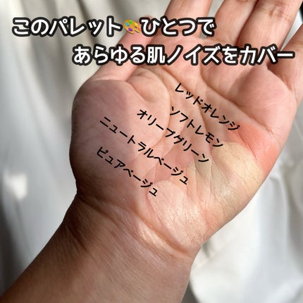 コンシールブレンダーパレット/LUNA/パレットコンシーラーを使ったクチコミ(2枚目)