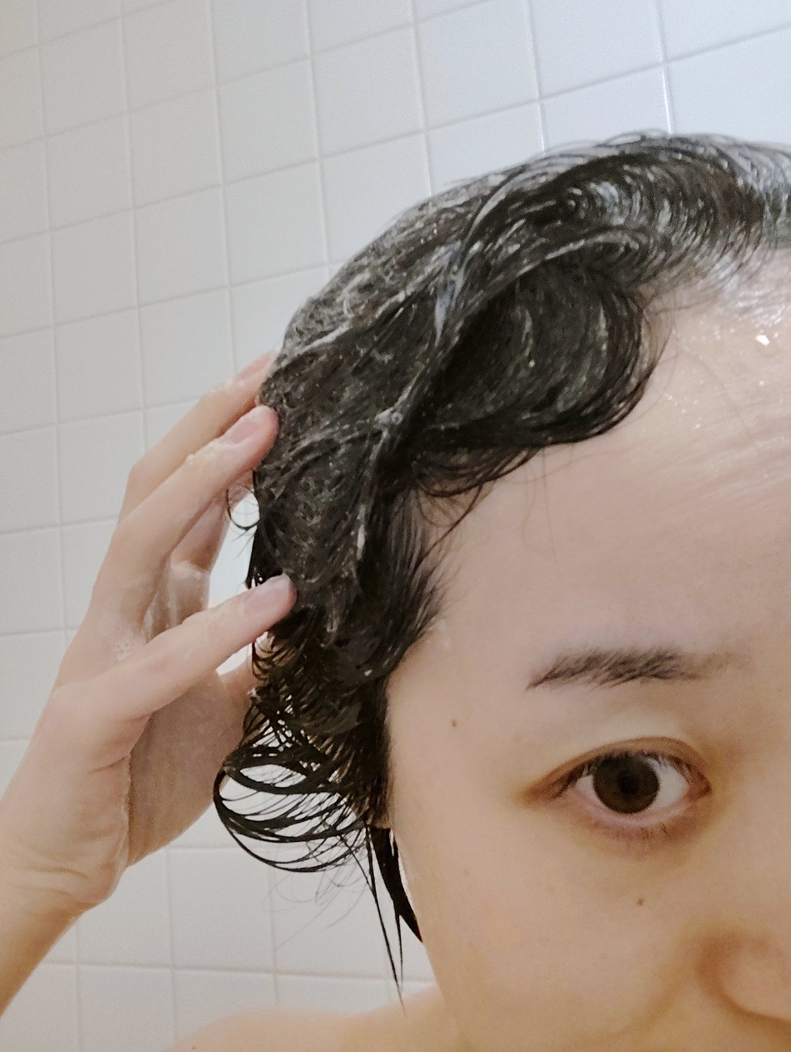 テンスターHenaReborn　ソルトクレンジングシャンプー/テンスターHenaReborn/市販シャンプーを使ったクチコミ（3枚目）