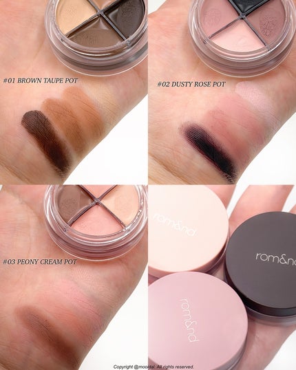 ハンオールアイポットライナー/rom&nd/ジェルアイライナーを使ったクチコミ(3枚目)