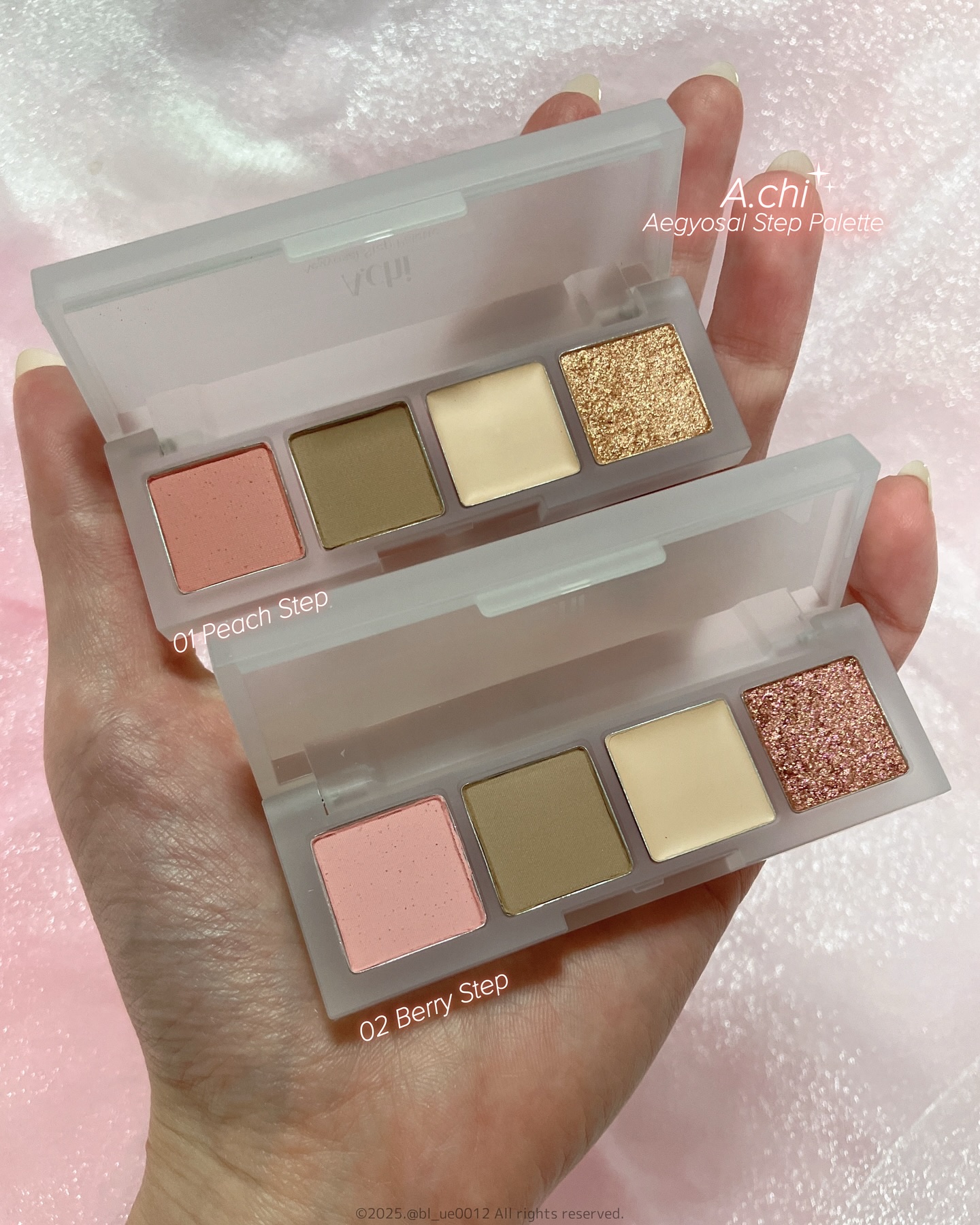 AEGYOSAL STEP PALETTE/A.chi/アイシャドウパレットを使ったクチコミ（2枚目）