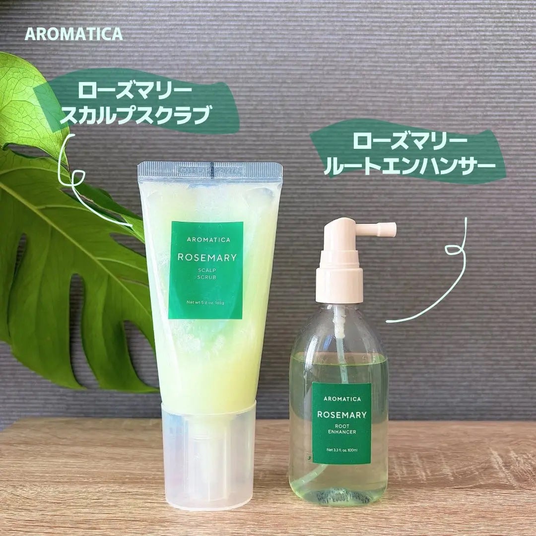 ローズマリー スカルプ スクラブ/AROMATICA/ヘッドスクラブを使ったクチコミ(1枚目)