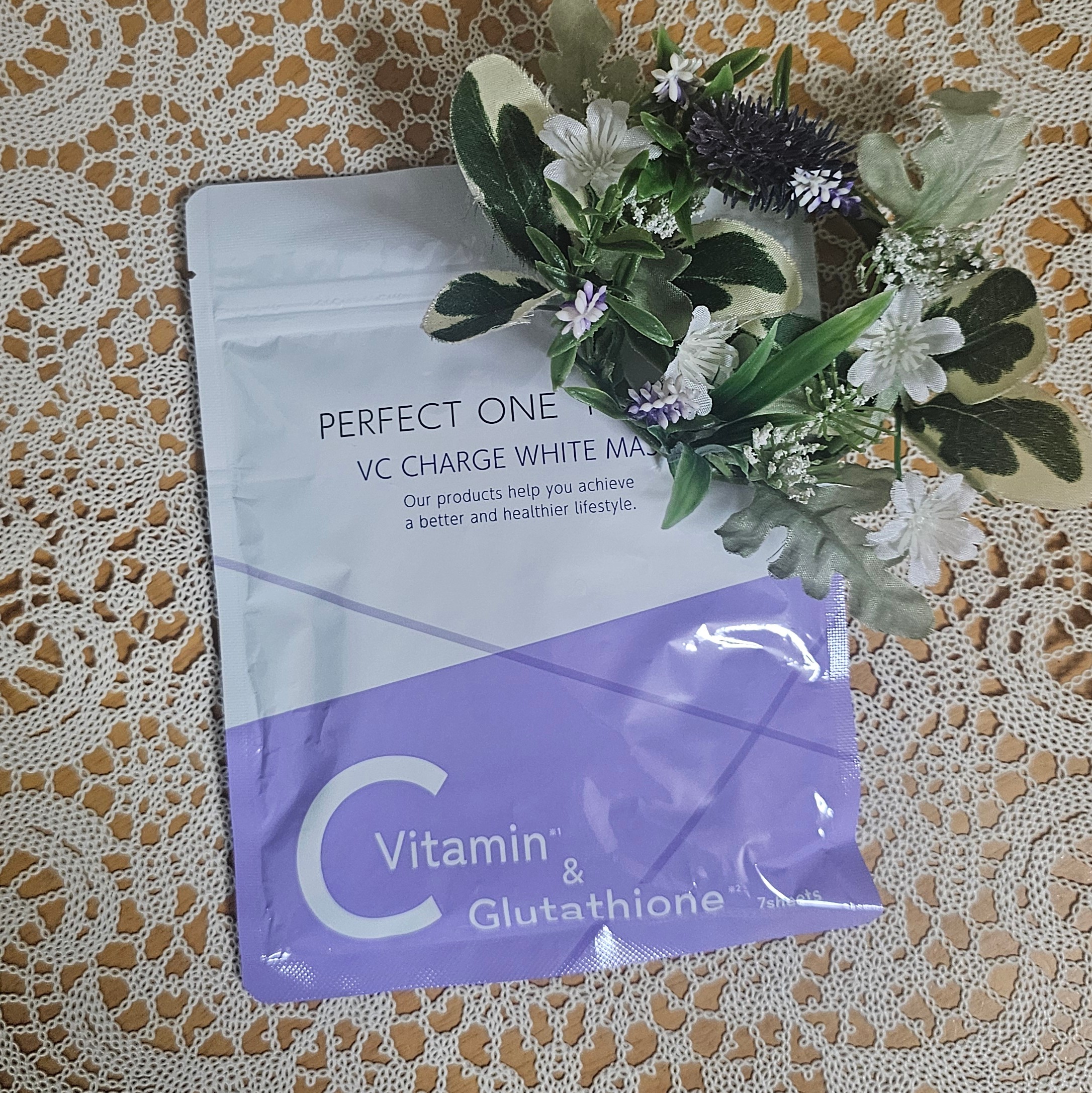 VCチャージ  ホワイトマスク/PERFECT ONE  FOCUS/シートマスク・パックを使ったクチコミ（1枚目）