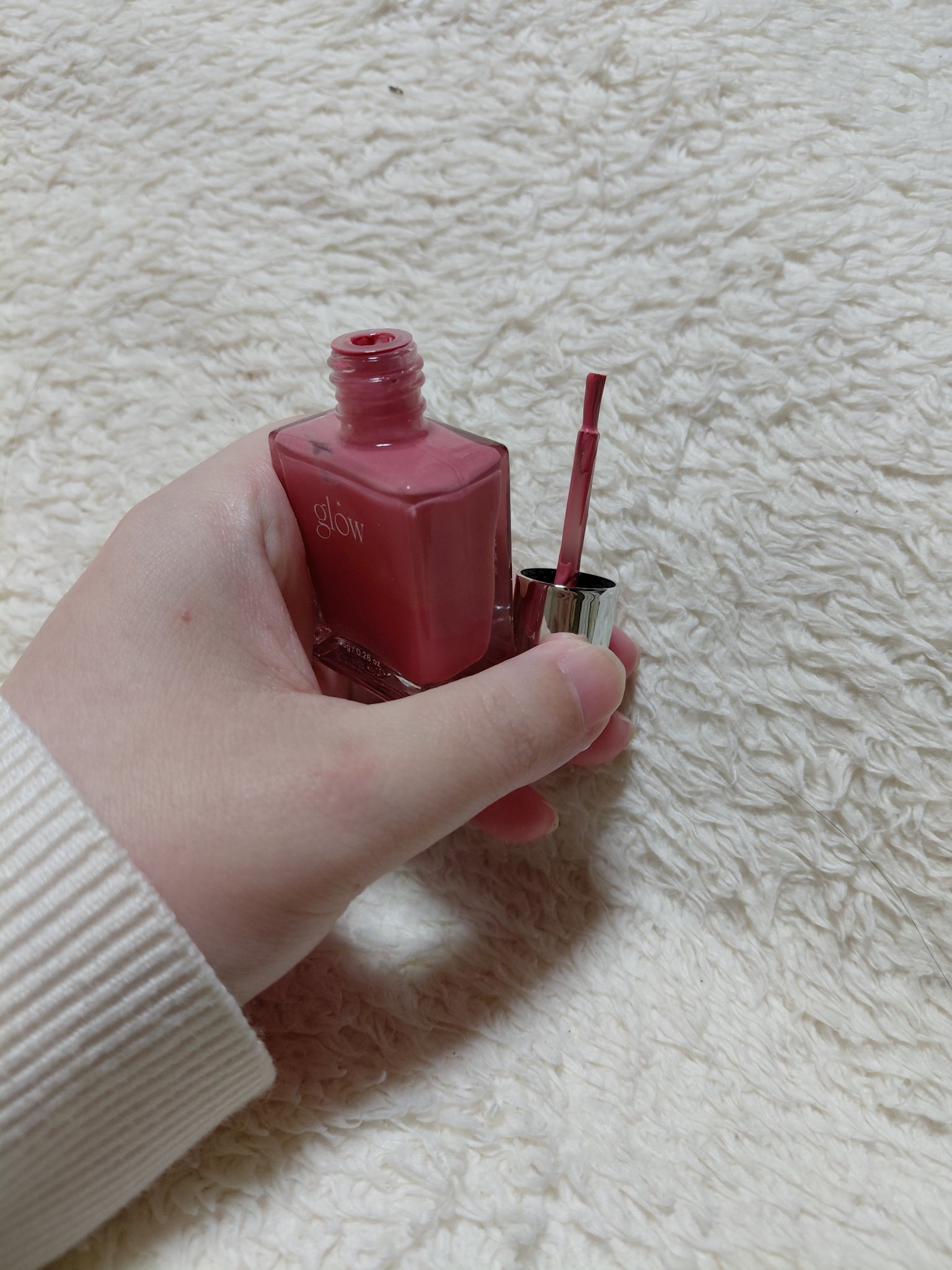 カクテルオイルブラッシャー/glow/リキッドチークを使ったクチコミ（2枚目）