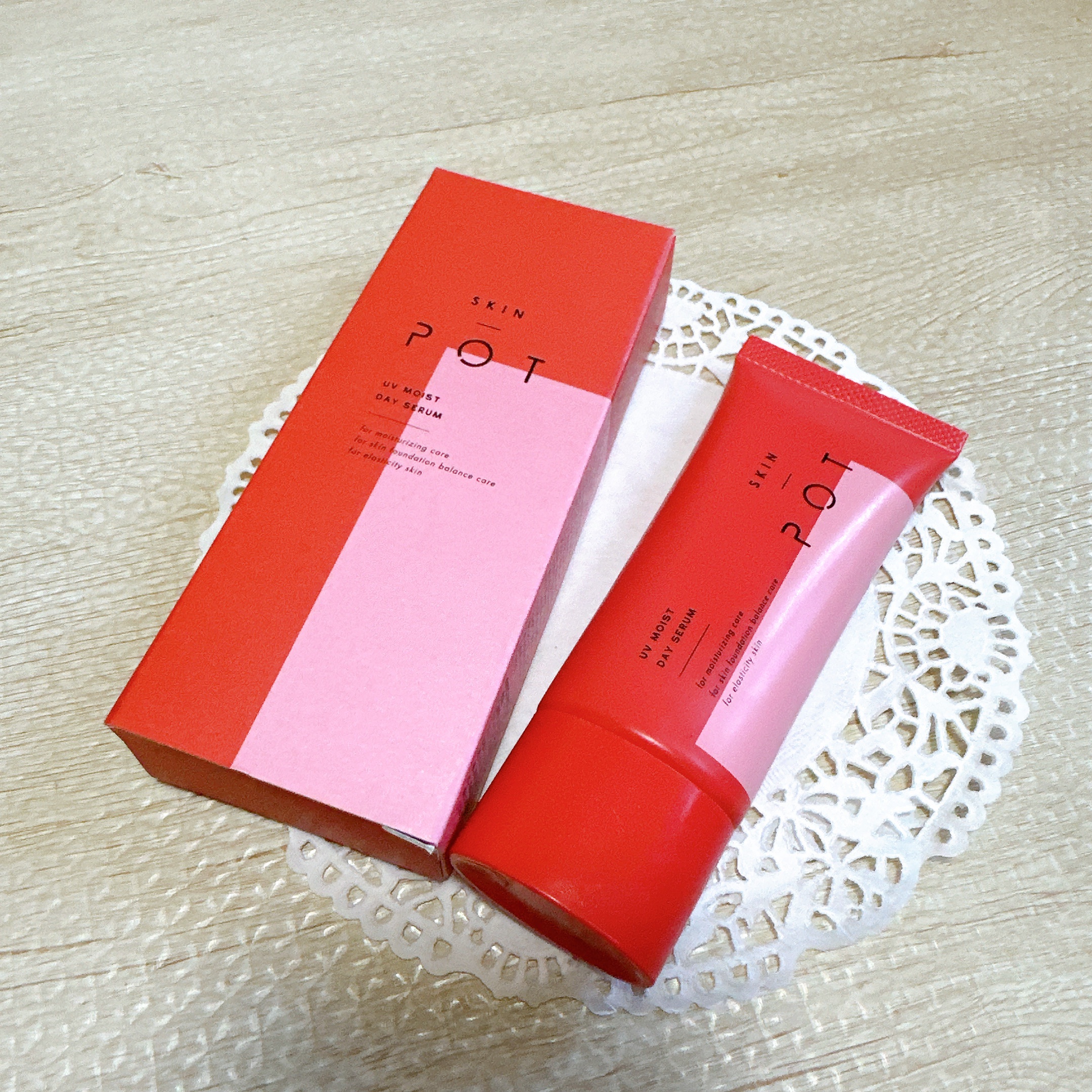 UVモイストデイセラム/SKIN POT/日焼け止めローションを使ったクチコミ（2枚目）