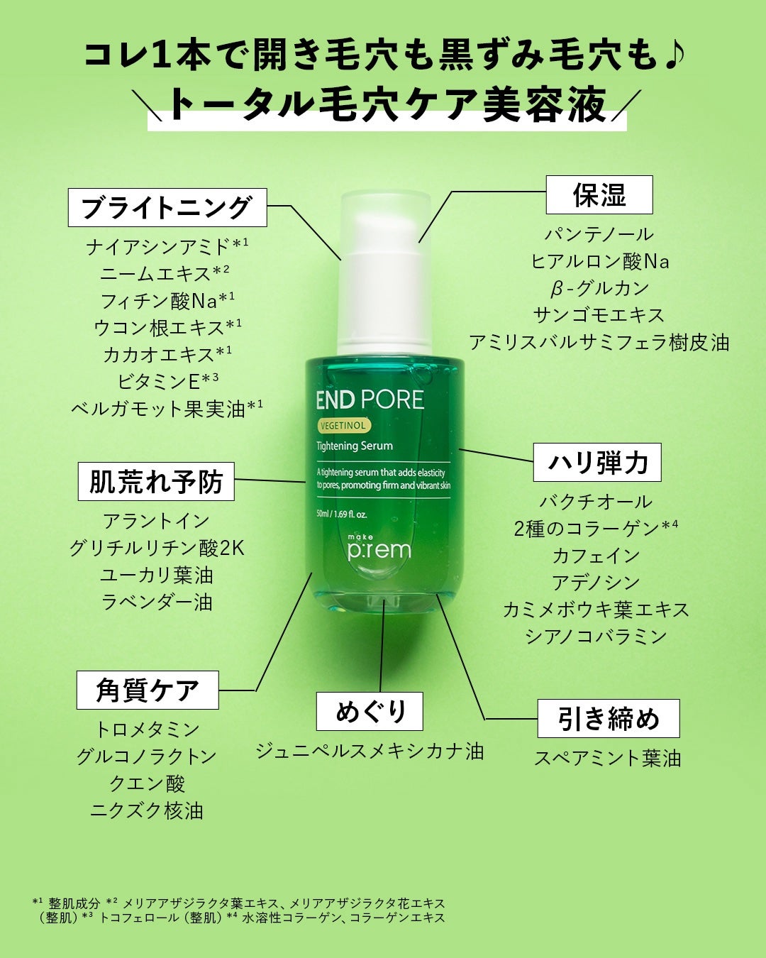 エンドポアベジチノールタイト二ングセラム/make prem/美容液を使ったクチコミ(8枚目)