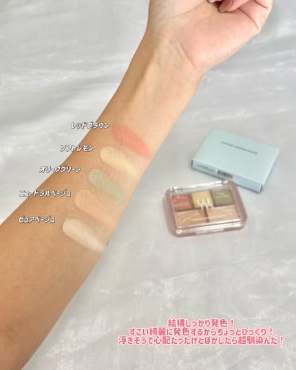 コンシールブレンダーパレット/LUNA/パレットコンシーラーを使ったクチコミ(4枚目)