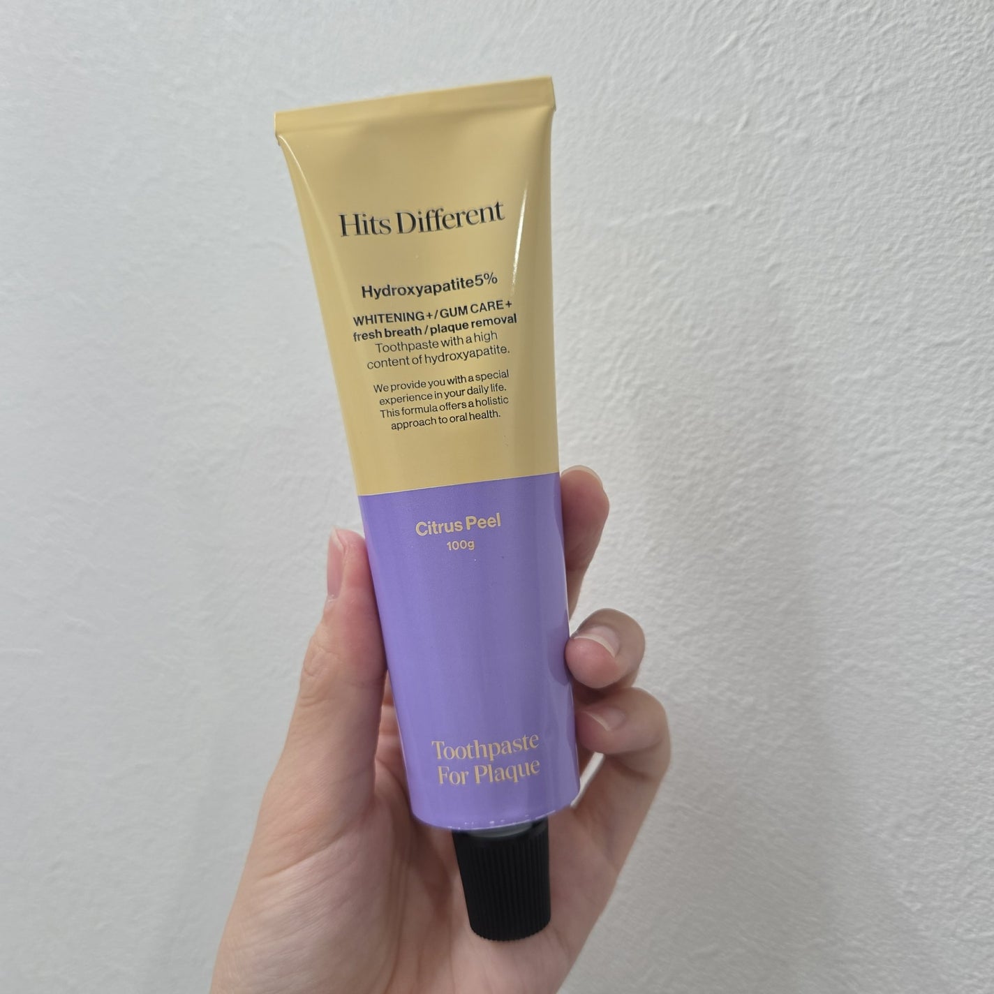 ヒッツディファレント トゥースペースト フォー プラーク/Hits Different/歯磨き粉を使ったクチコミ(1枚目)