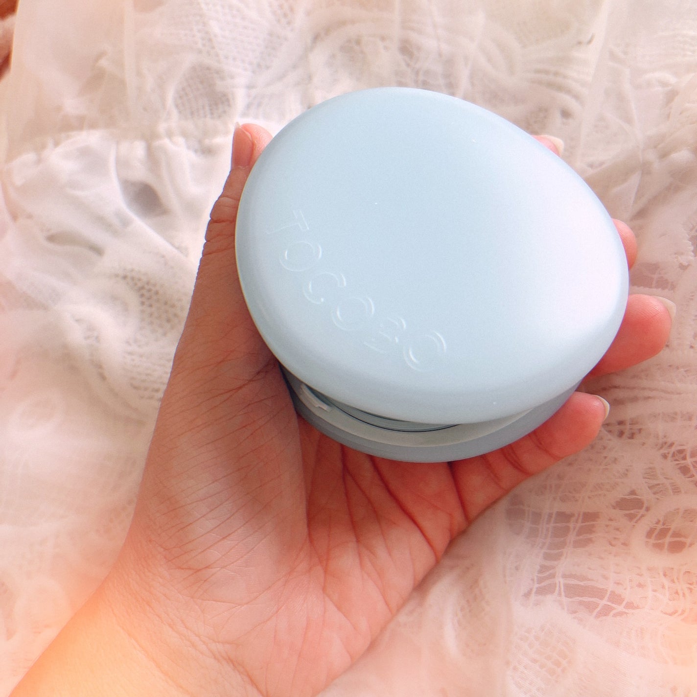 ブラーフィニッシュサンクッション/TOCOBO/日焼け止めパウダーを使ったクチコミ(3枚目)