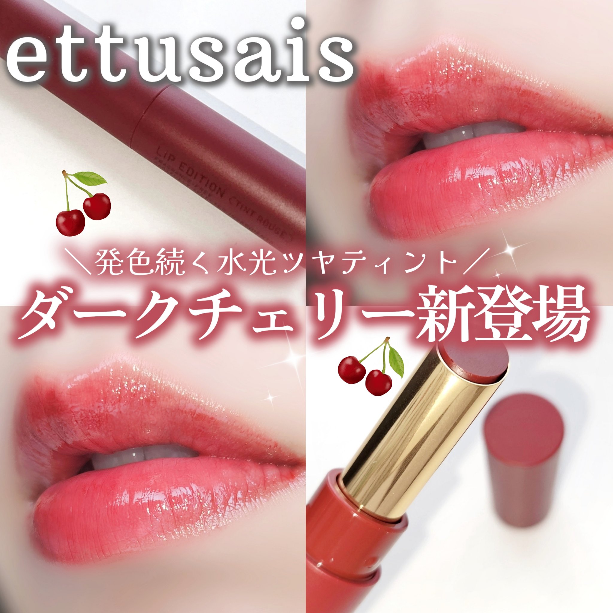 エテュセ リップエディション(ティントルージュ)/ettusais/リップティントを使ったクチコミ（1枚目）