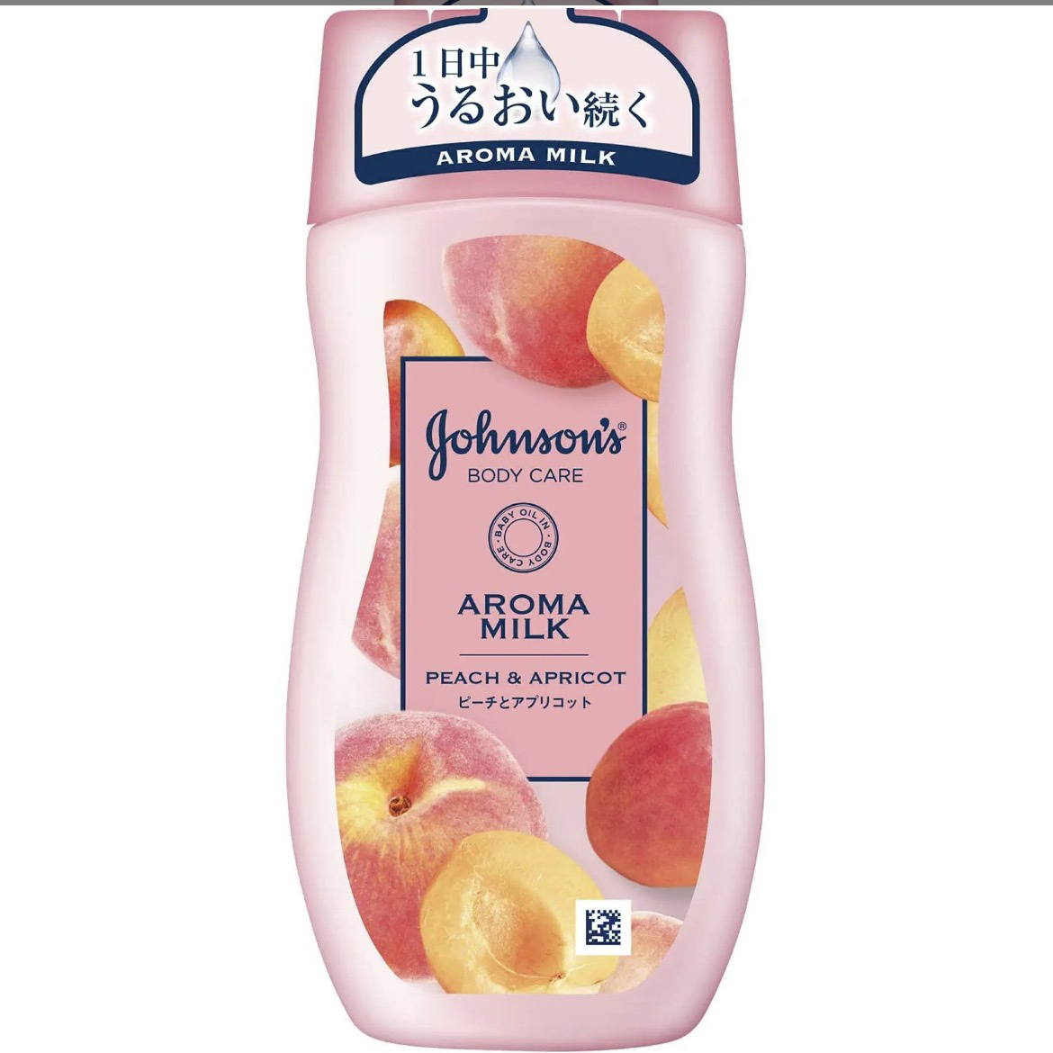 ラスティングモイスチャーアロマミルク  ピーチとアプリコットの香り ポンプ400mL/ジョンソンボディケア/ボディミルクを使ったクチコミ（1枚目）