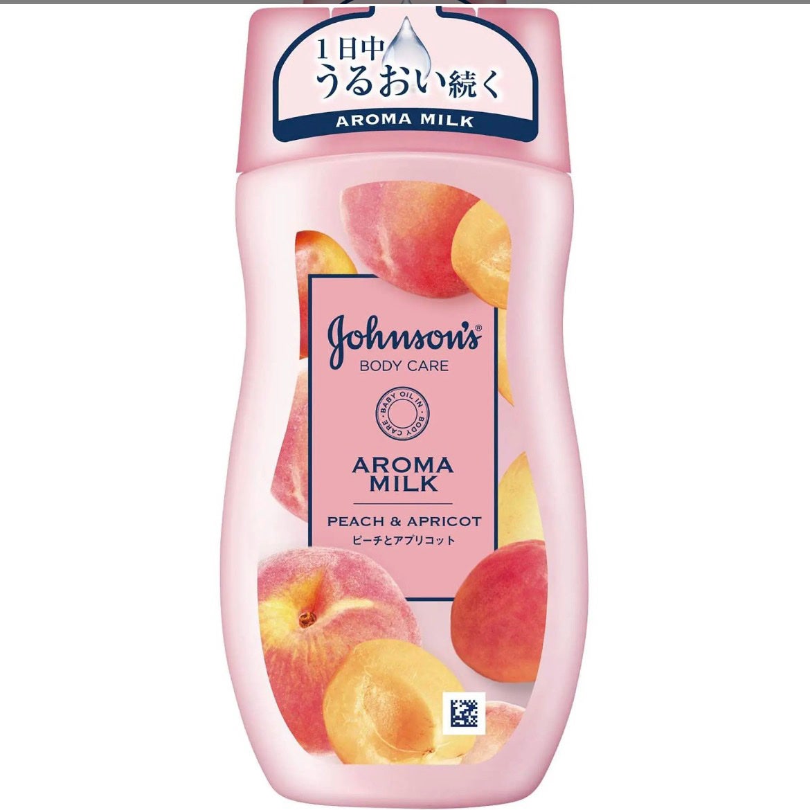 ラスティングモイスチャーアロマミルク ピーチとアプリコットの香り/ジョンソンボディケア/ボディミルクを使ったクチコミ(1枚目)