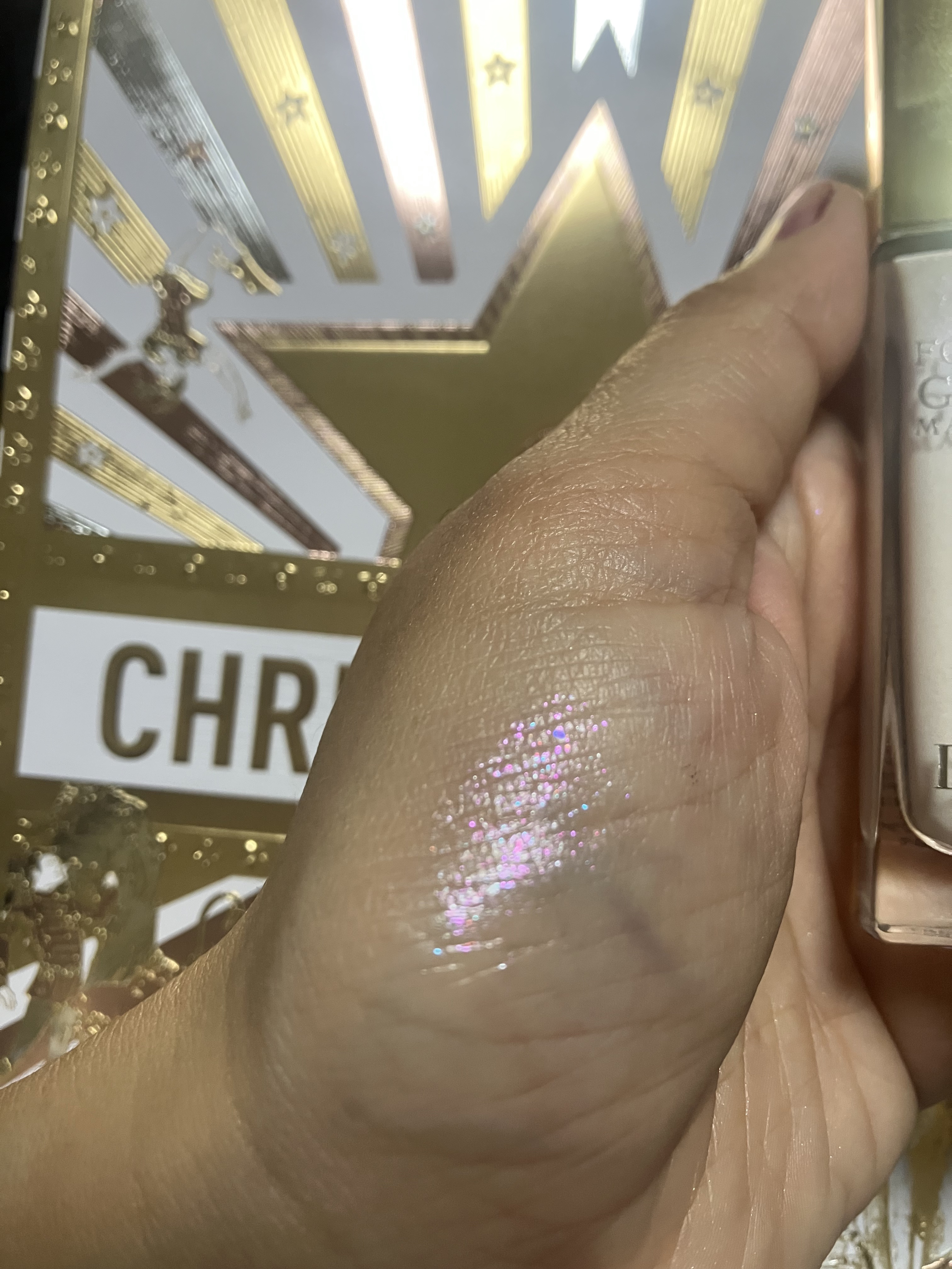 ディオールスキン フォーエヴァー グロウ マキシマイザー（ホリデーコレクション 2025 限定品）/Dior/リキッドハイライトを使ったクチコミ（2枚目）