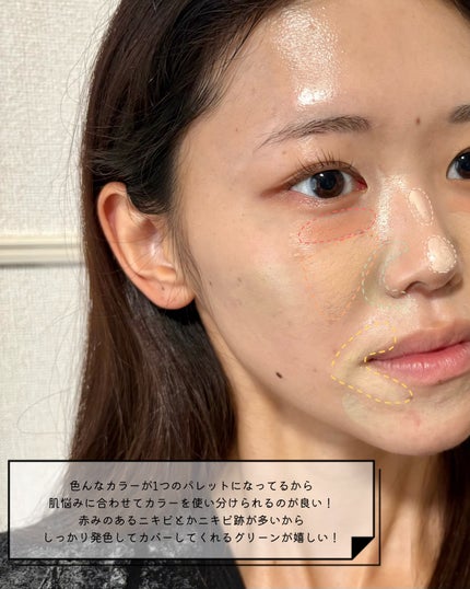 コンシールブレンダーパレット/LUNA/パレットコンシーラーを使ったクチコミ(5枚目)