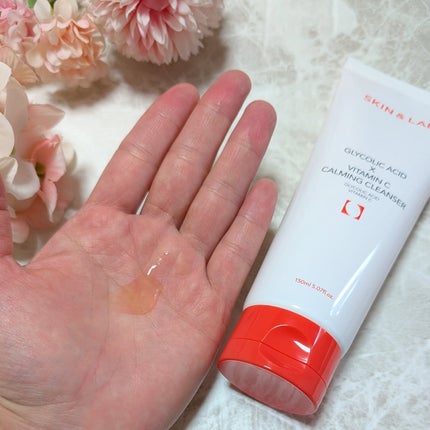 グリコール酸×ビタミンCカーミングクレンザー/SKIN&LAB/洗顔フォームを使ったクチコミ(3枚目)