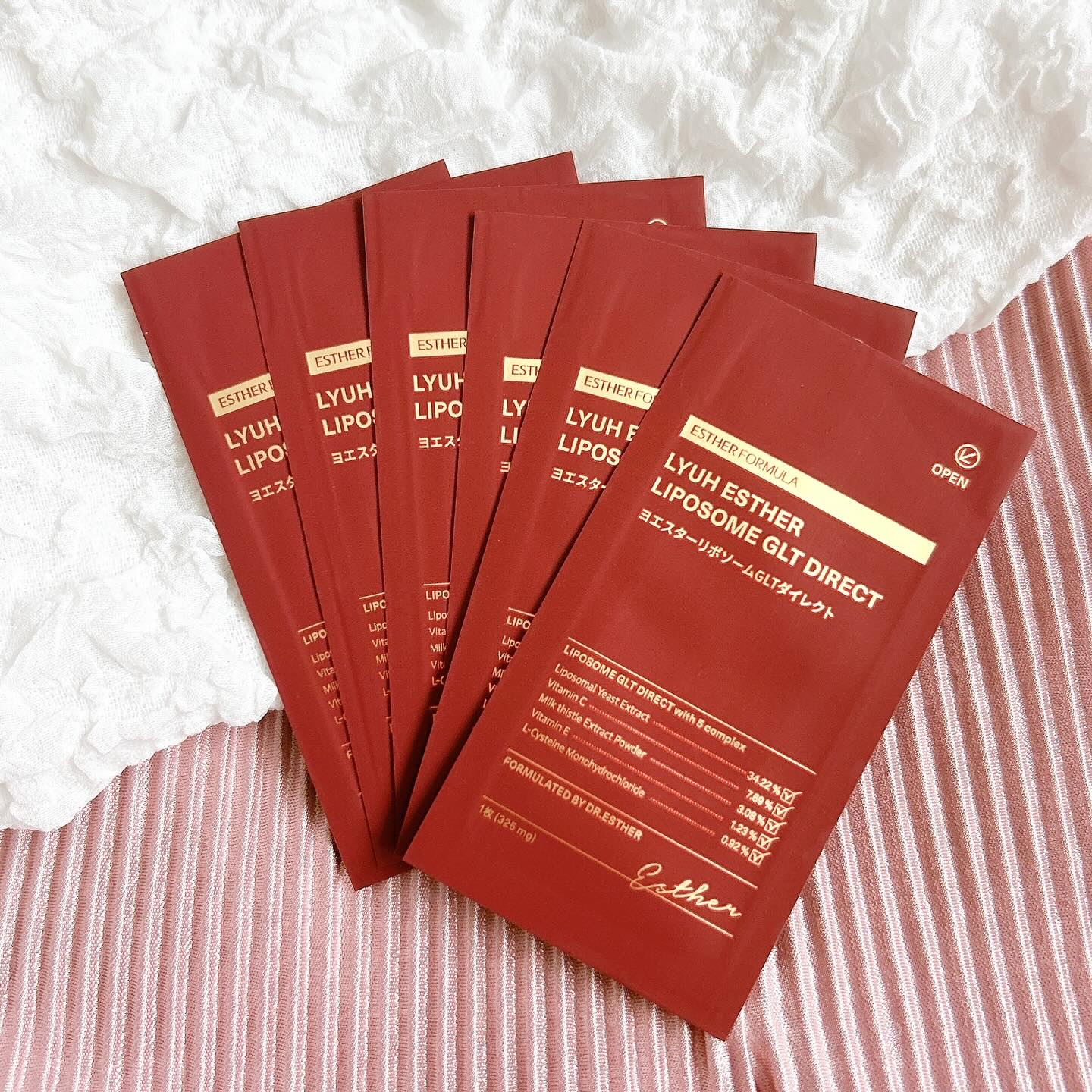 ヨエスターGLTダイレクトウルトラX/ESTHER FORMULA/美容サプリメントを使ったクチコミ（2枚目）