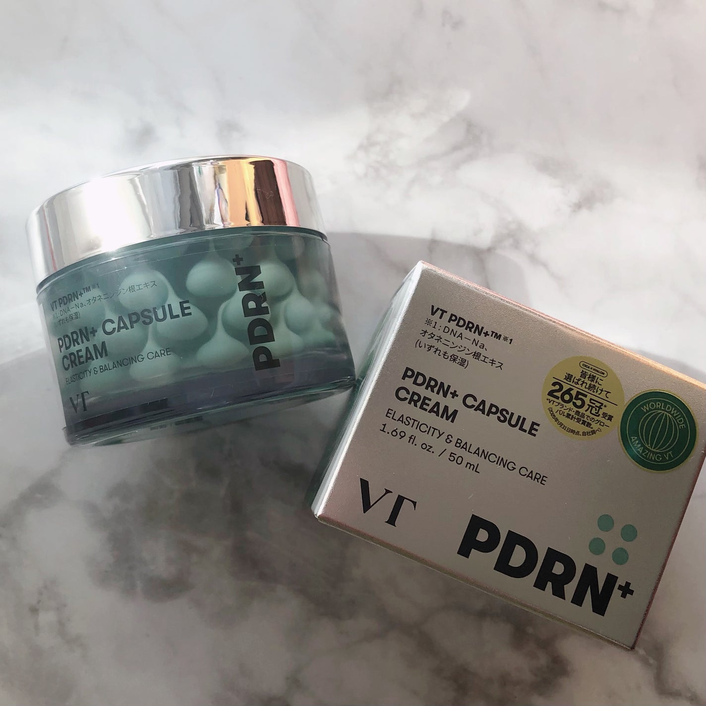 PDRN カプセルクリーム 100/VT/フェイスクリームを使ったクチコミ(1枚目)