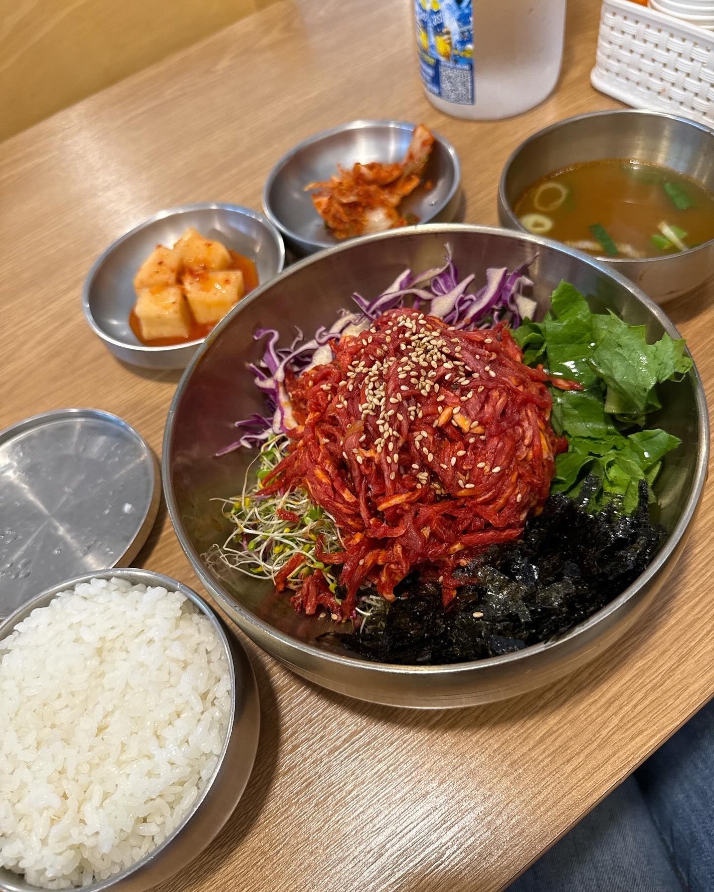 みゆら on LIPS 「韓国1人ご飯おすすめ🇰🇷大人気!シンノンヒョン駅すぐのチルベク..」(3枚目)