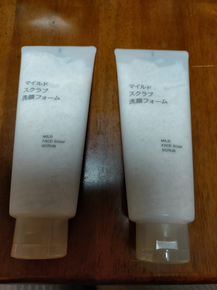 マイルドスクラブ洗顔フォーム/無印良品/洗顔フォームを使ったクチコミ(1枚目)