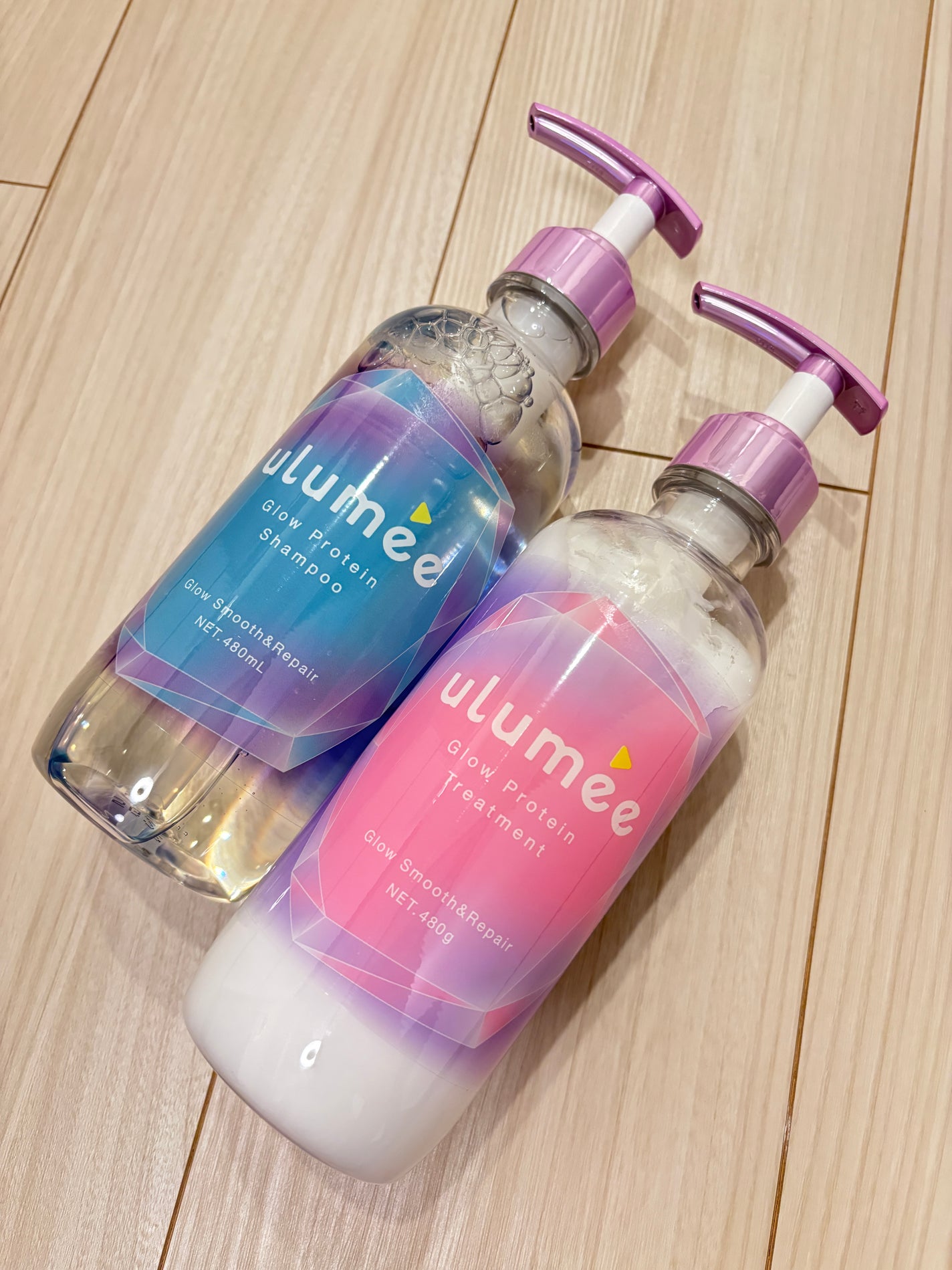 モイストプロテインシャンプー/トリートメント/ulumee/市販シャンプーを使ったクチコミ(1枚目)