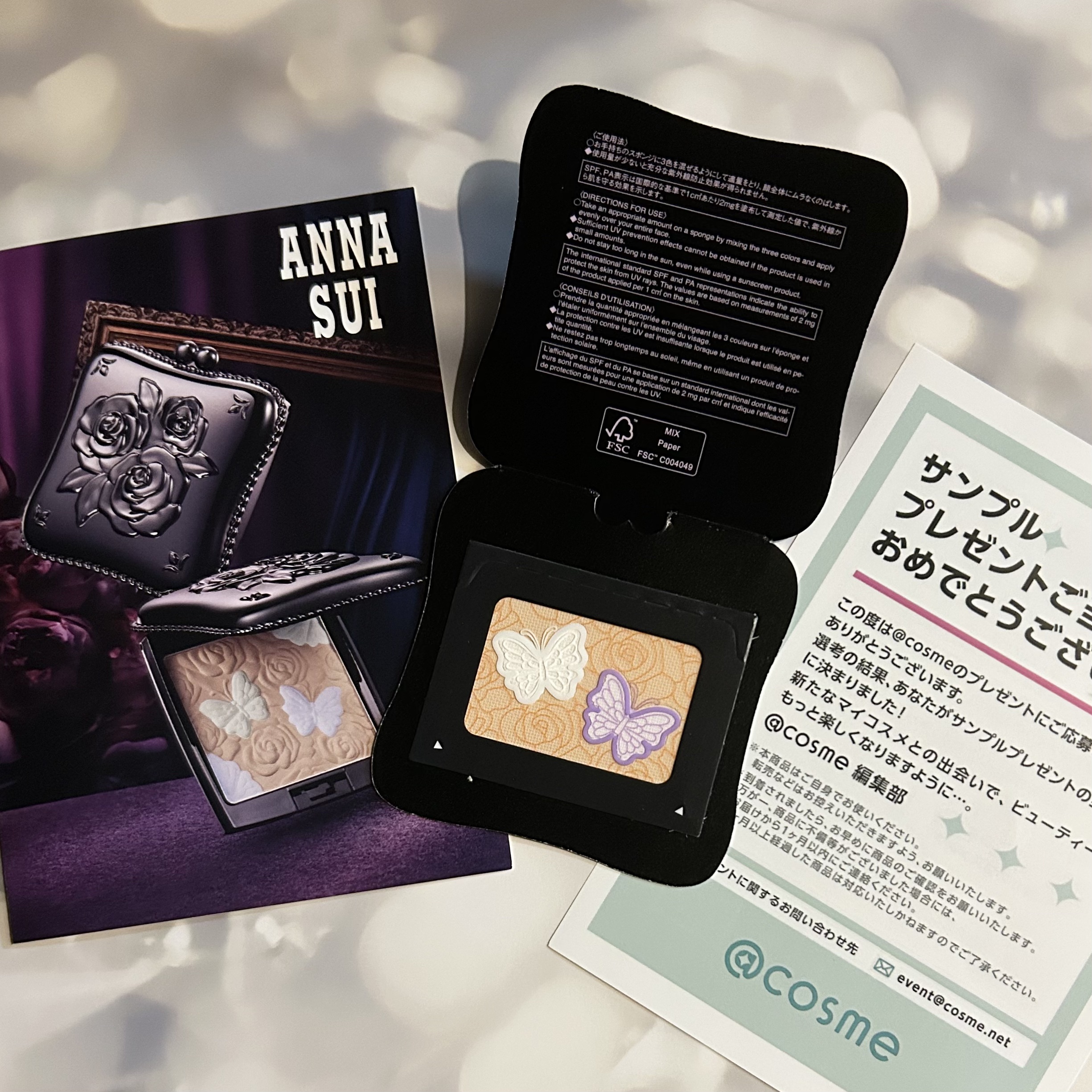 ローズ パウダー ファンデーション/ANNA SUI/パウダーファンデーションを使ったクチコミ（1枚目）