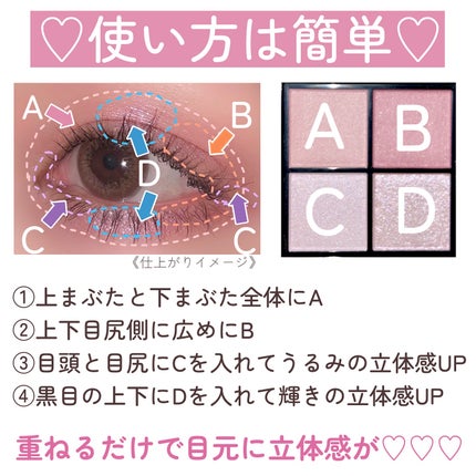 ケイト ポッピングシルエットシャドウ/KATE/アイシャドウパレットを使ったクチコミ(8枚目)