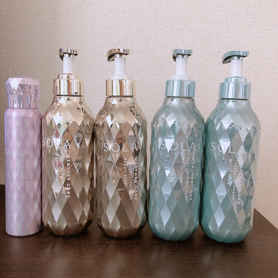 ソラ ウェザーケア クリスタル シャンプー/ヘアトリートメント モイストタイプ/SOLA WEATHER CARE/市販シャンプーを使ったクチコミ（1枚目）