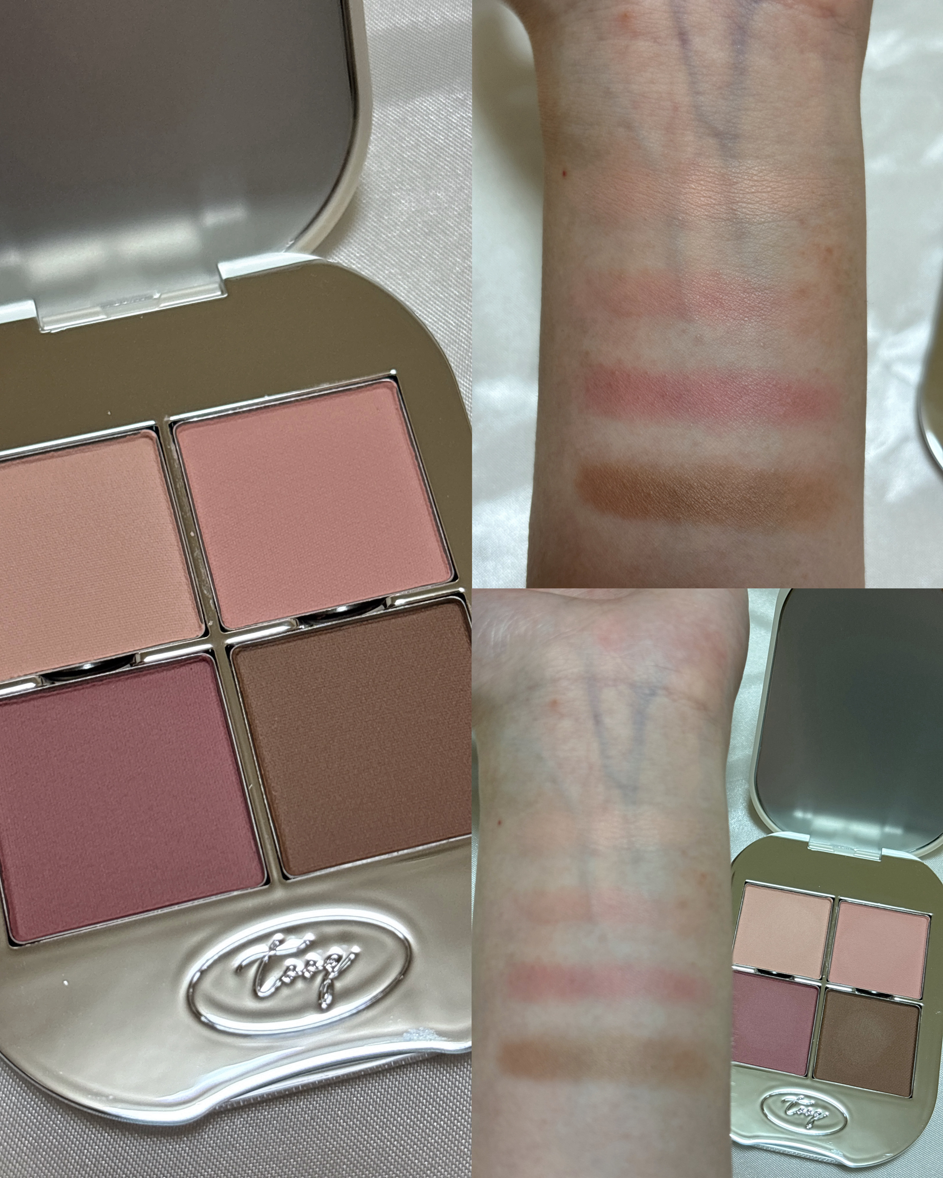 ワンバイジェニュインマグネティックアイシャドウ ４色パレット/Tooq/アイシャドウパレットを使ったクチコミ（2枚目）