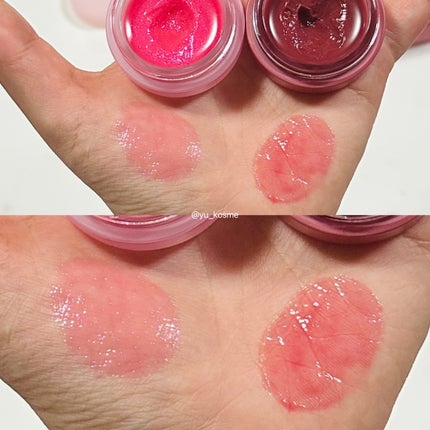 GLOWY TINT BALM/AOU/リップグロスを使ったクチコミ(3枚目)