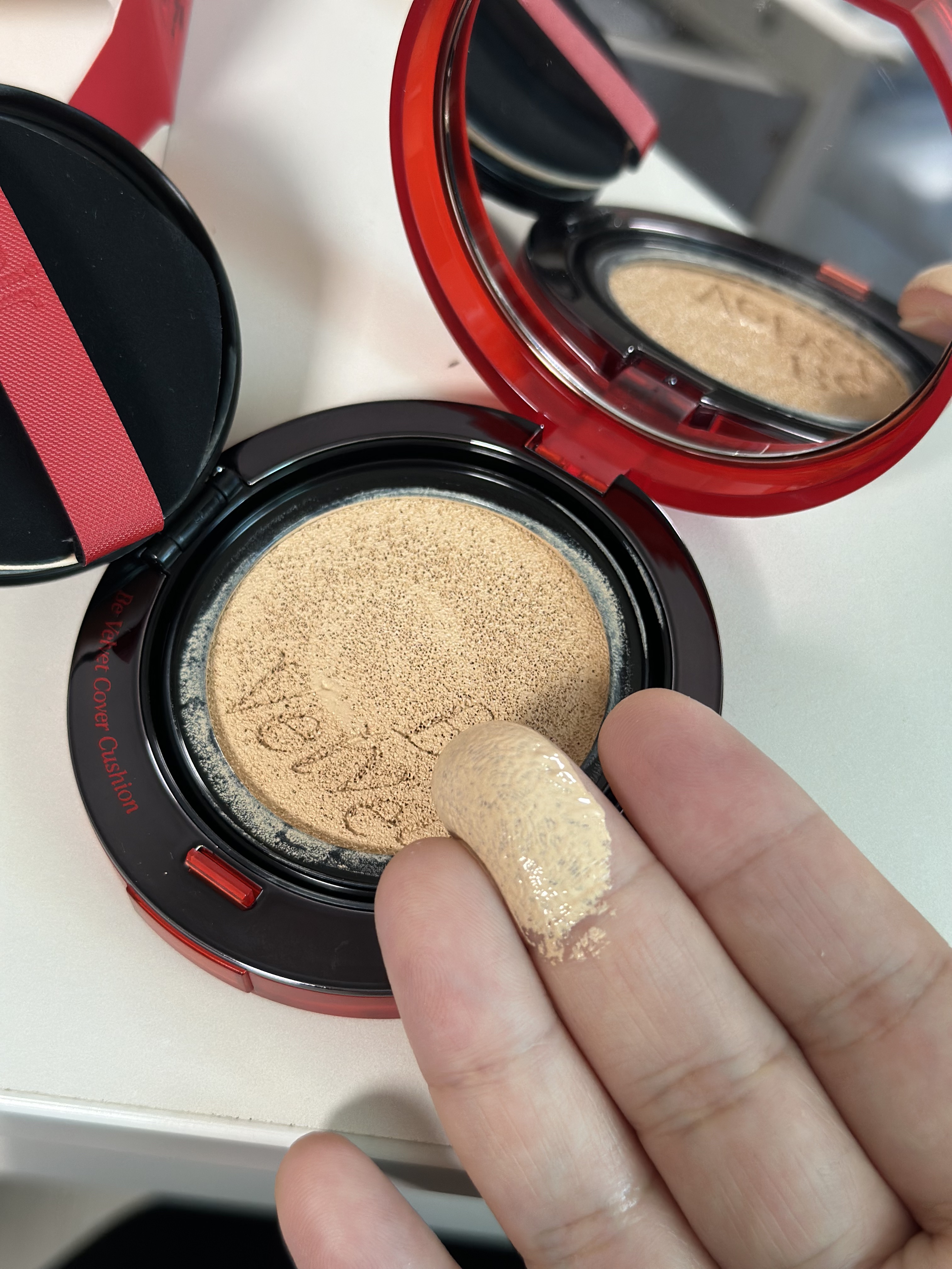 ビーベルベットカバークッション/espoir/クッションファンデーションを使ったクチコミ（3枚目）