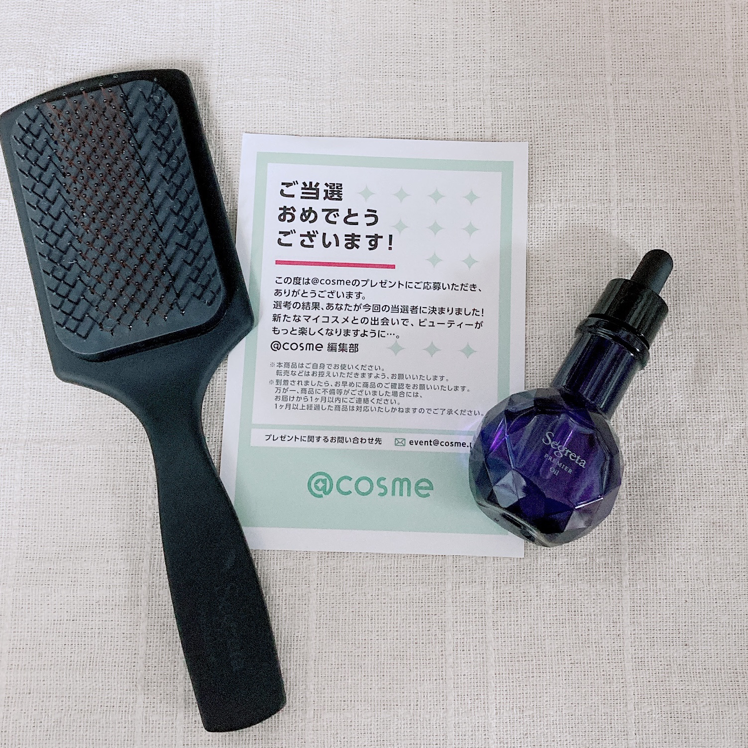 セグレタ プレミア 高濃度美容液オイル【洗い流さないタイプ】 50ml/セグレタ/ヘアオイルを使ったクチコミ（1枚目）