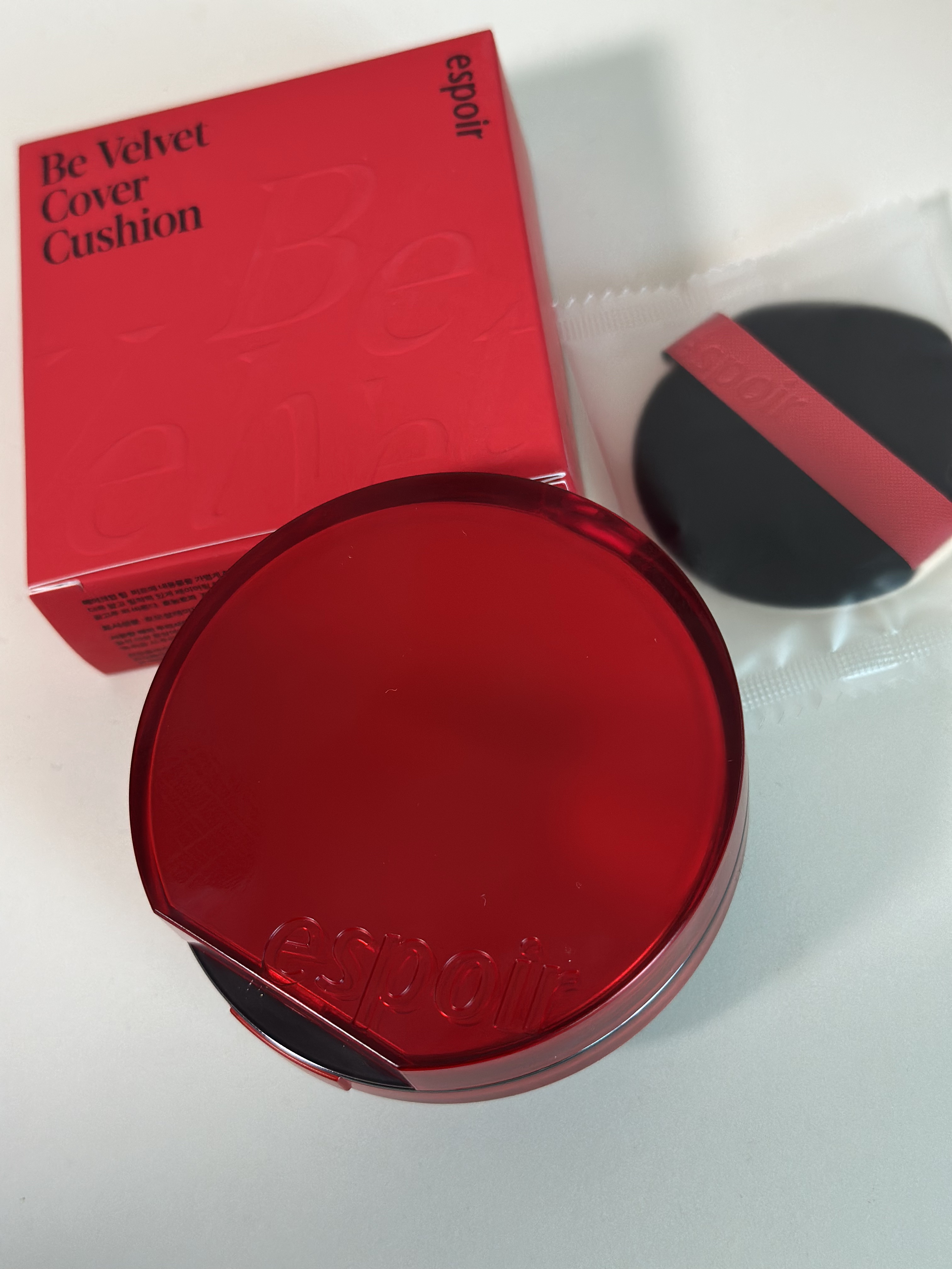 ビーベルベットカバークッション/espoir/クッションファンデーションを使ったクチコミ（1枚目）
