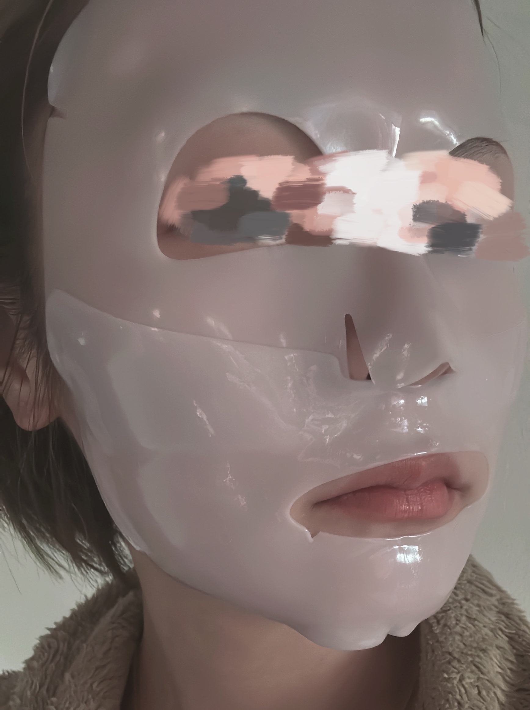 メディアンサー カーミングコラーゲンマスク/ABOUT ME/シートマスク・パックを使ったクチコミ（2枚目）