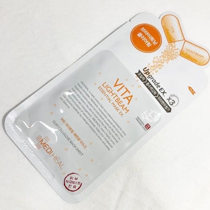 ビタライトビームエッセンシャルマスクEX/MEDIHEAL/シートマスク・パックを使ったクチコミ(1枚目)