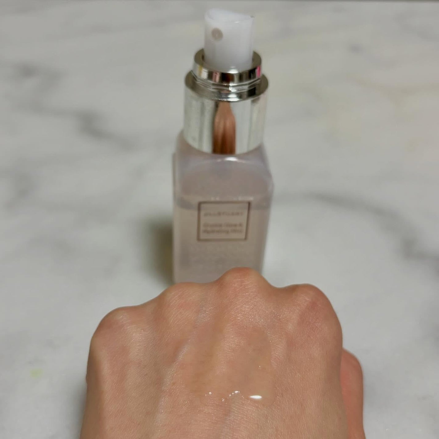 クリスタル グロウ&ハイドレーティング ミスト/JILL STUART/ミスト状化粧水を使ったクチコミ(2枚目)