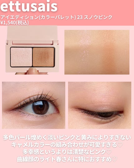 エテュセ アイエディション(カラーパレット)/ettusais/アイシャドウパレットを使ったクチコミ(2枚目)