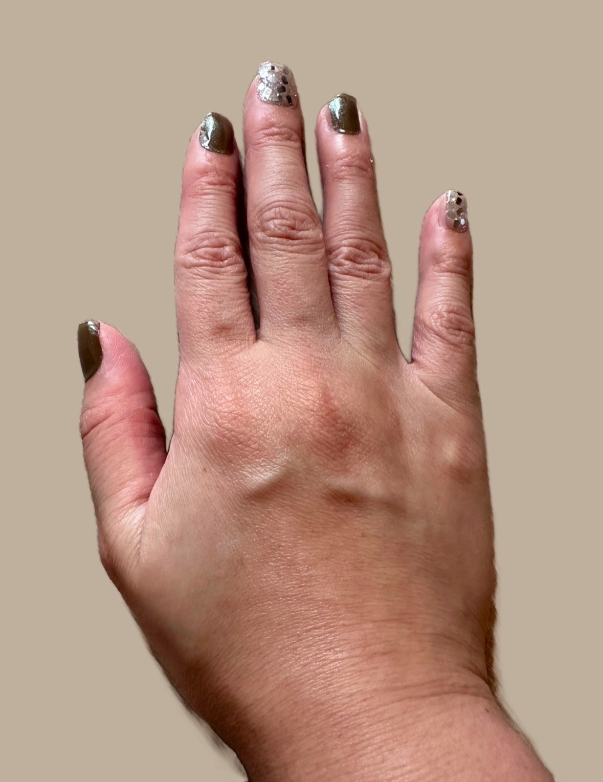 セミキュアジェルネイル（ハンド）/ohora/ネイルシールを使ったクチコミ（3枚目）