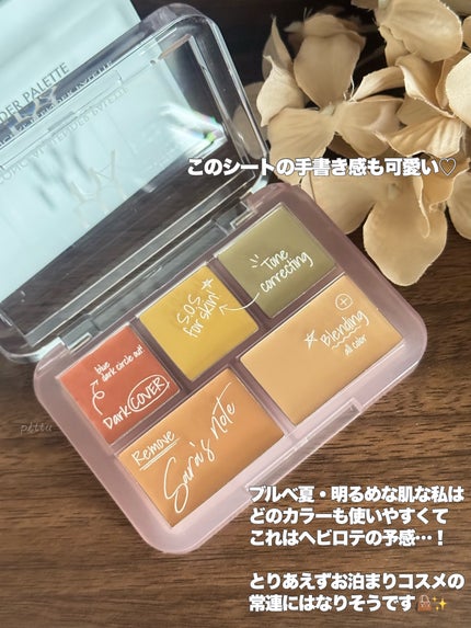 コンシールブレンダーパレット/LUNA/パレットコンシーラーを使ったクチコミ(6枚目)