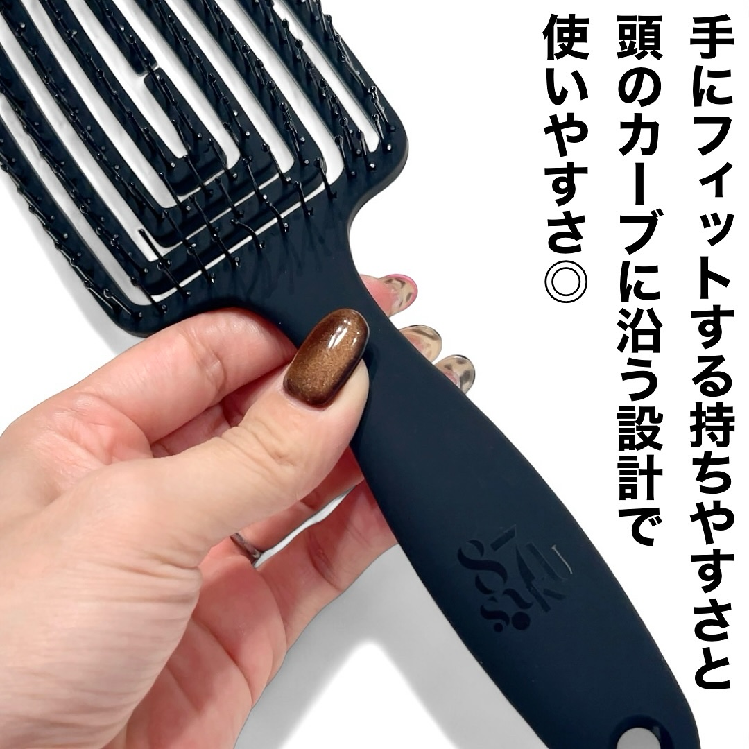 87saku ハナサク 速乾ブラシ/87saku/ヘアブラシを使ったクチコミ（2枚目）