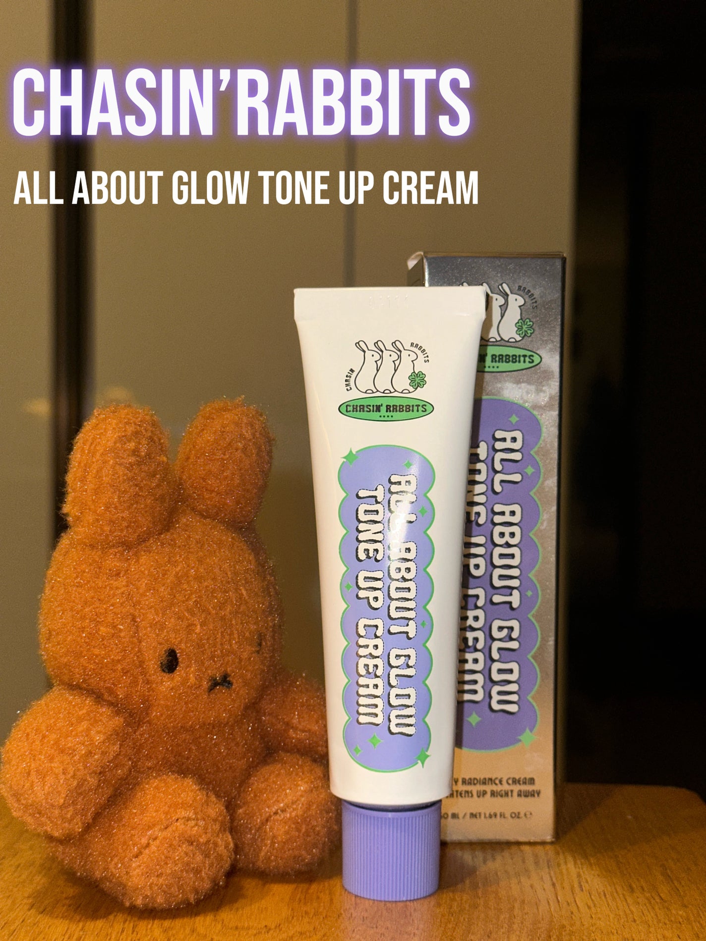 オールアバウトグロウトーンアップクリーム/CHASIN'RABBITS/化粧下地を使ったクチコミ(1枚目)
