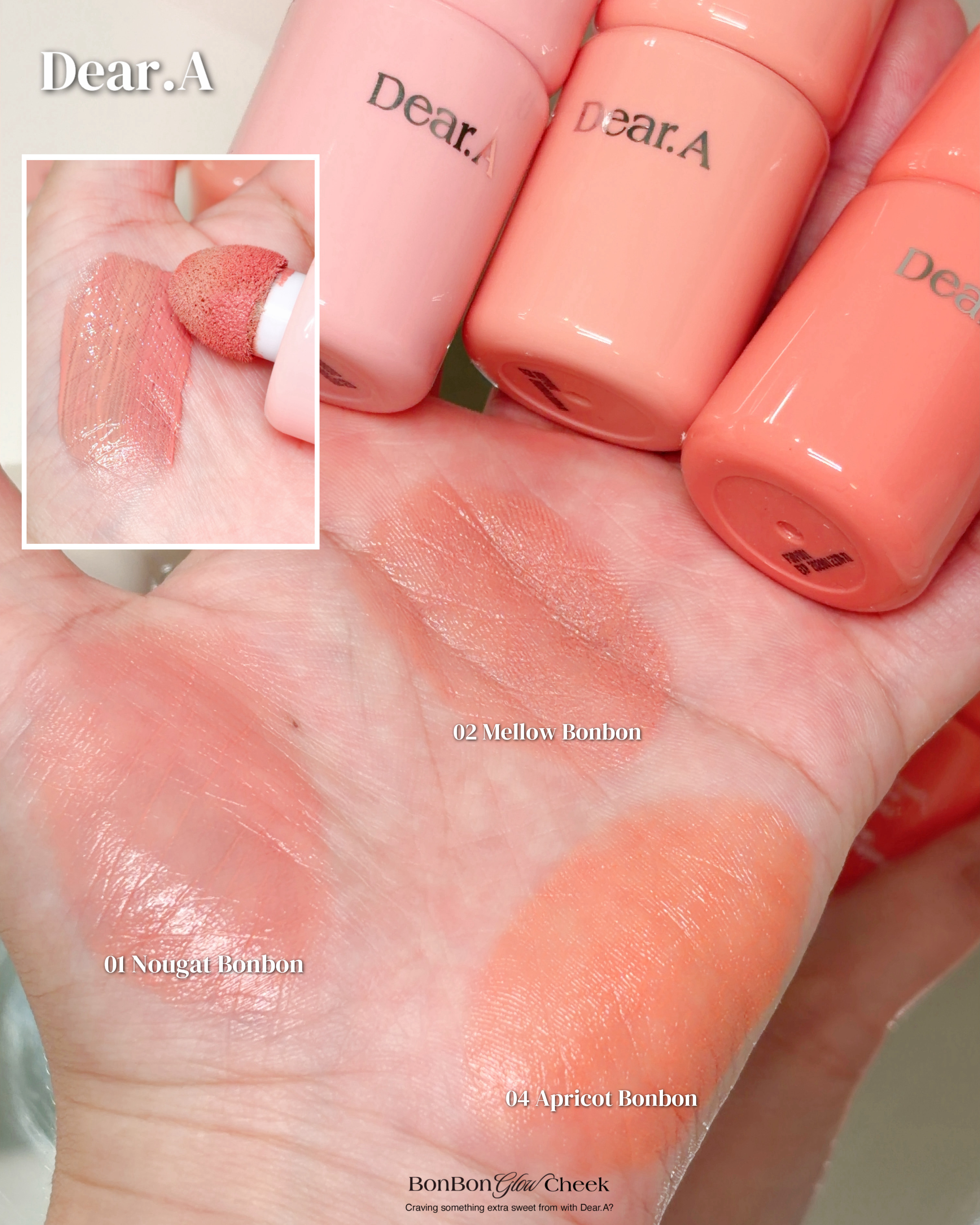 ボンボングロウチーク/Dear.A/リキッドチークを使ったクチコミ（3枚目）