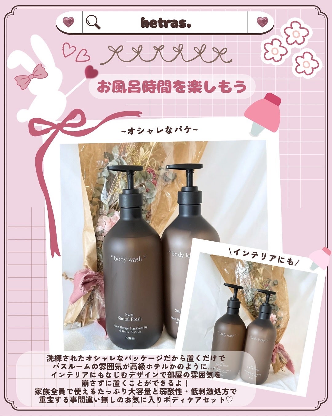 ヘトラス ボディーローション/hetras/その他スキンケアを使ったクチコミ(4枚目)