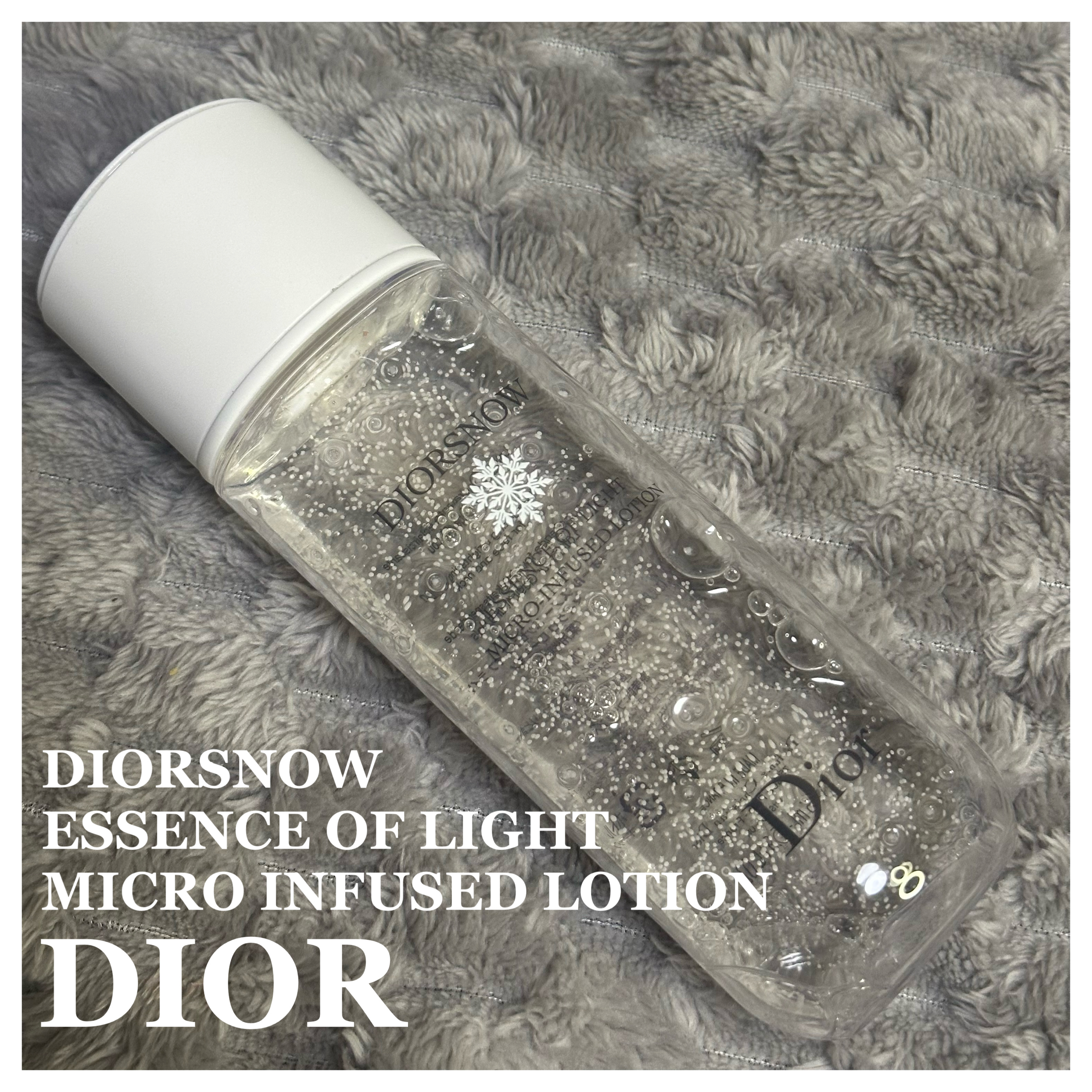 Dior ディオール スノー エッセンス オブ ライト マイクロ ローションのクチコミ「#DIOR
#DIORSNOW
#エッセンスオブマイクロローション
#化粧水

✦┈┈┈┈┈┈.....」（1枚目）