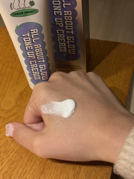 オールアバウトグロウトーンアップクリーム/CHASIN'RABBITS/化粧下地を使ったクチコミ(2枚目)