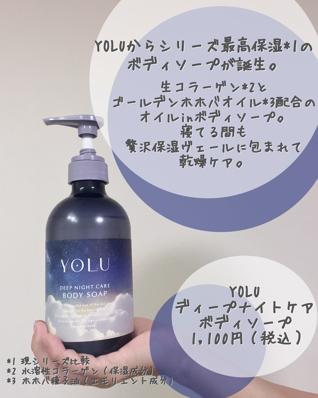 ヨル ディープナイトケアボディソープ/YOLU/ボディソープを使ったクチコミ(2枚目)