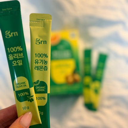 韓国在住mico on LIPS 「有機農100%でそのまま閉じ込めた🍋🫒grn/有機農レモン&オ..」(4枚目)