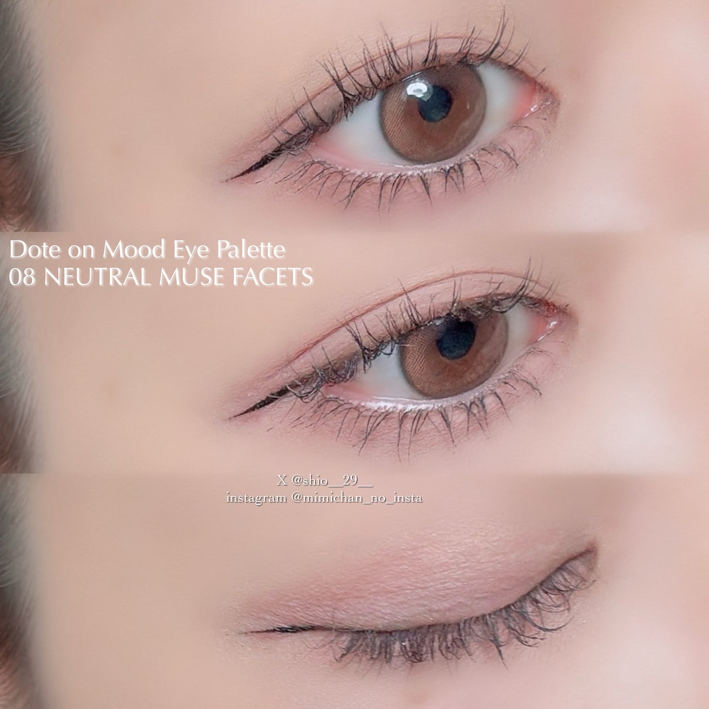 ドットオンムードアイパレット/Heart Percent/アイシャドウパレットを使ったクチコミ(4枚目)